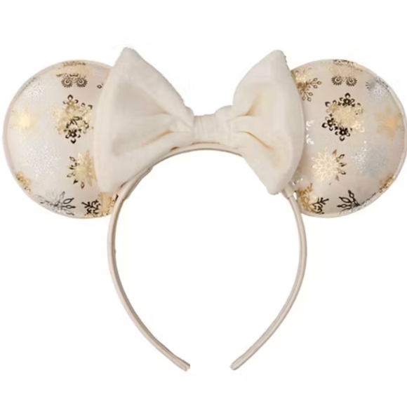 Aldi Accessories - NWT Aldi x Disney 2025 Holiday Collab Snowflake Ears